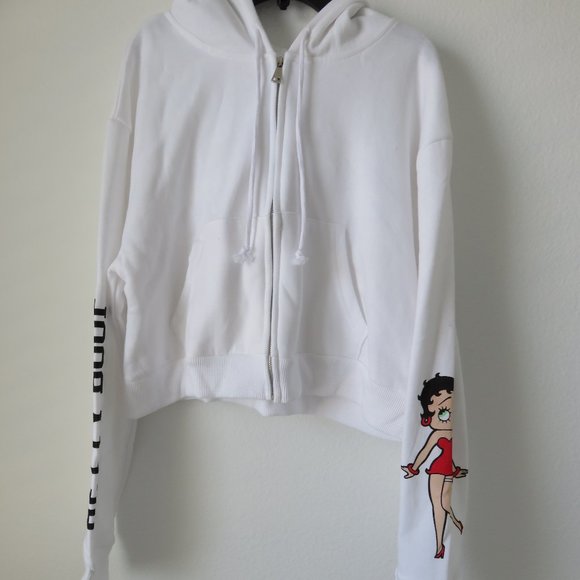 Betty Boop Jackets & Blazers - Betty Boop Crop top sweater Size XL